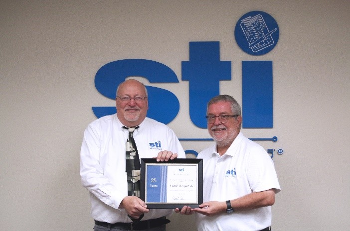 STI Electronics Celebrates Frank Honyotski’s 25 Years of Service