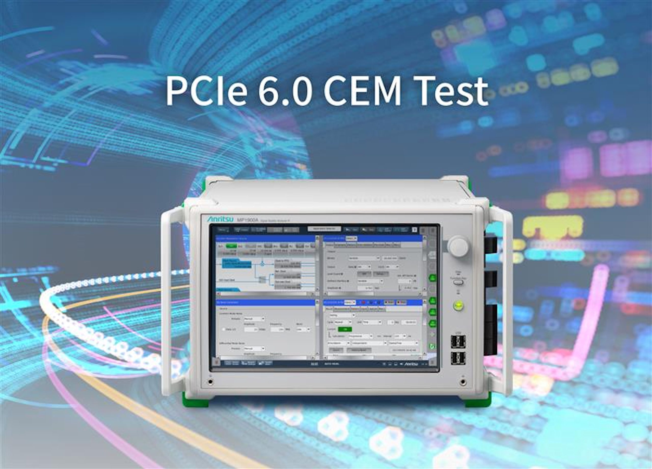 Anritsu and AMD Showcase Electrical PCI Express®Compliance up to 64 GT/s