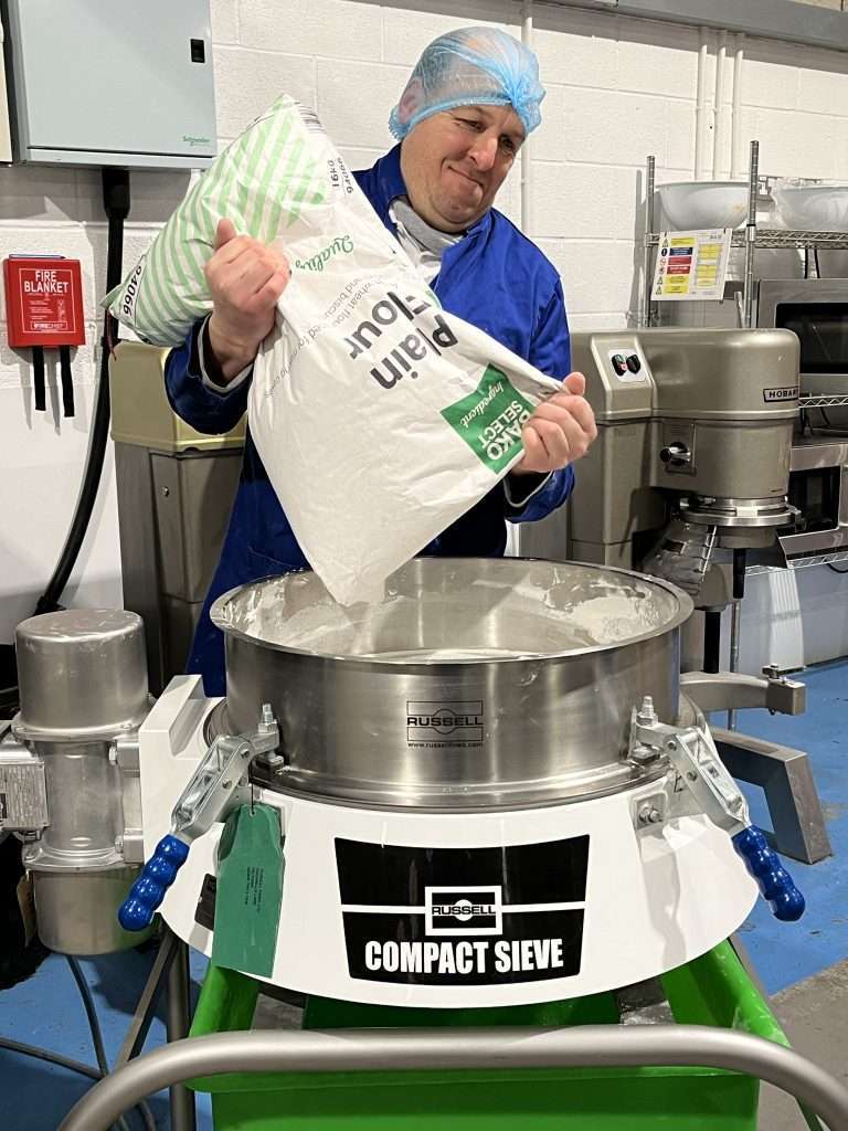 Artisan bakery enhances productivity with Russell Finex vibratory sieve Artisan bakery enhances productivity with Russell Finex vibratory sieve