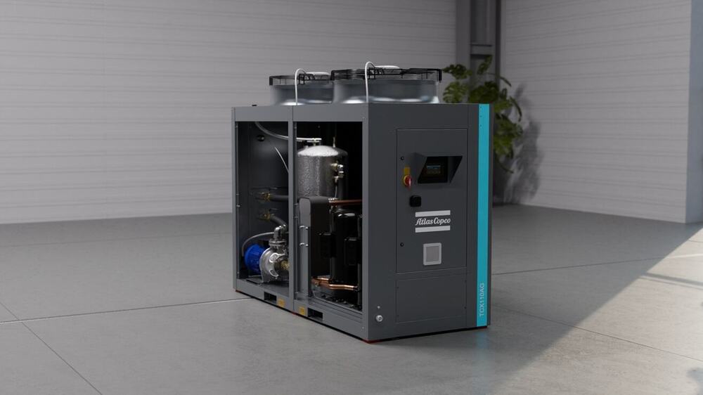 Atlas Copco’s new TCX chiller range boosts energy efficiency