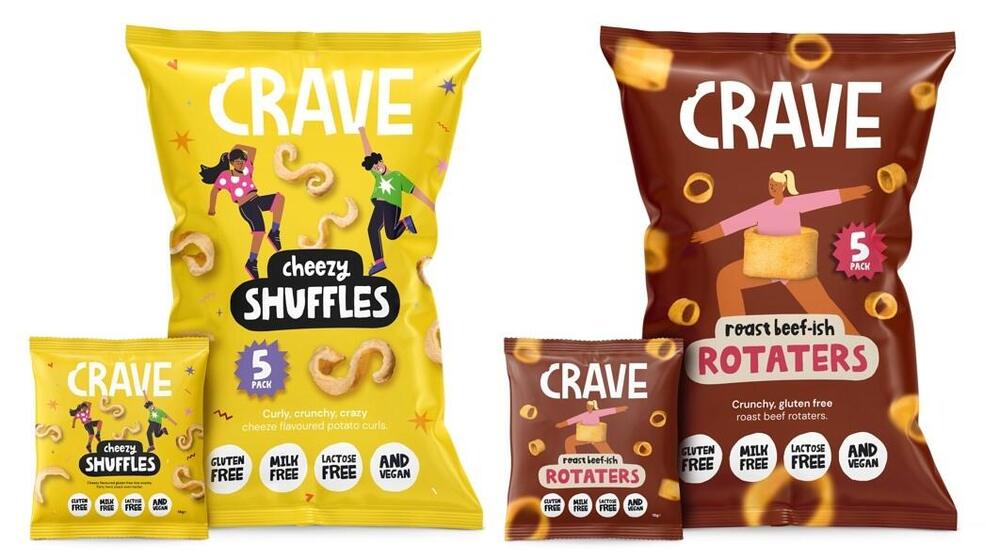 Crave expands free-from range with first multipack crisp launch