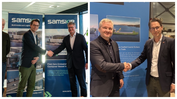 eCap Marine to provide hydrogen fuel cell propulsion solutions to Samskip and Møre Sjø vessels