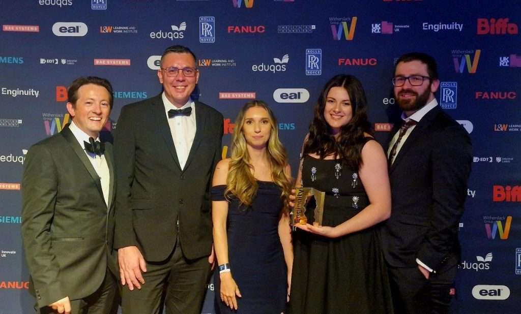 FANUC competition winner sees trophy design come to life at Enginuity Skills Awards