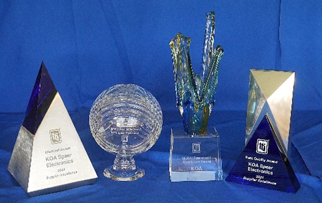 KOA Speer Receives 2024 Supplier Excellence Awards from TTI