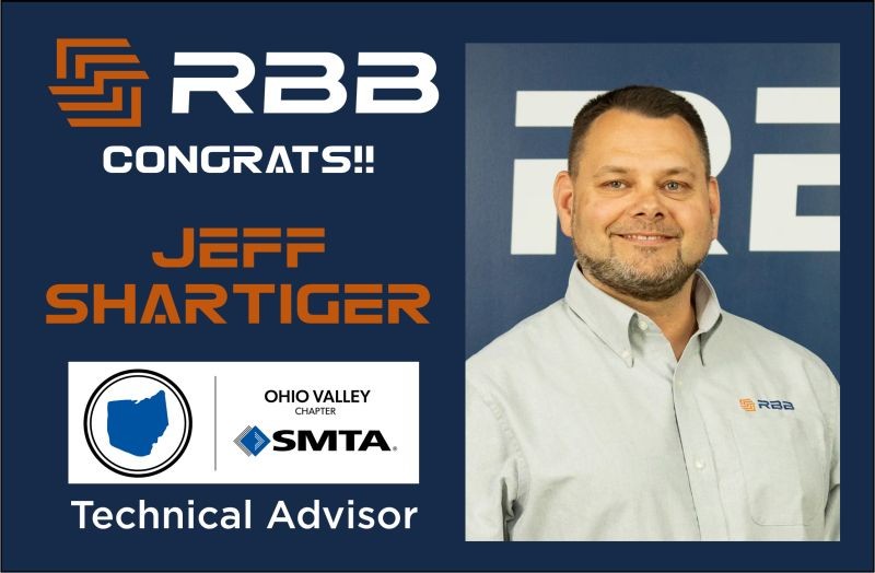 RBB’s Jeff Schartiger Appointed to SMTA Ohio Board as Technical Advisor