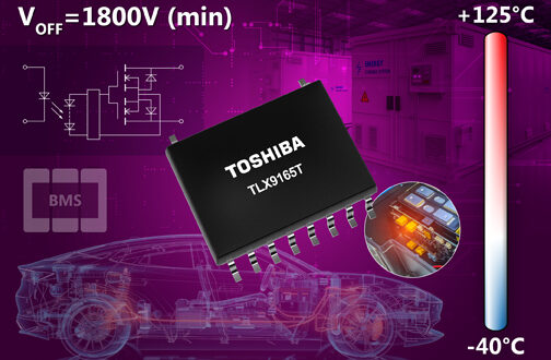 1800V photorelay powers safer and more efficient high-voltage EV batteries