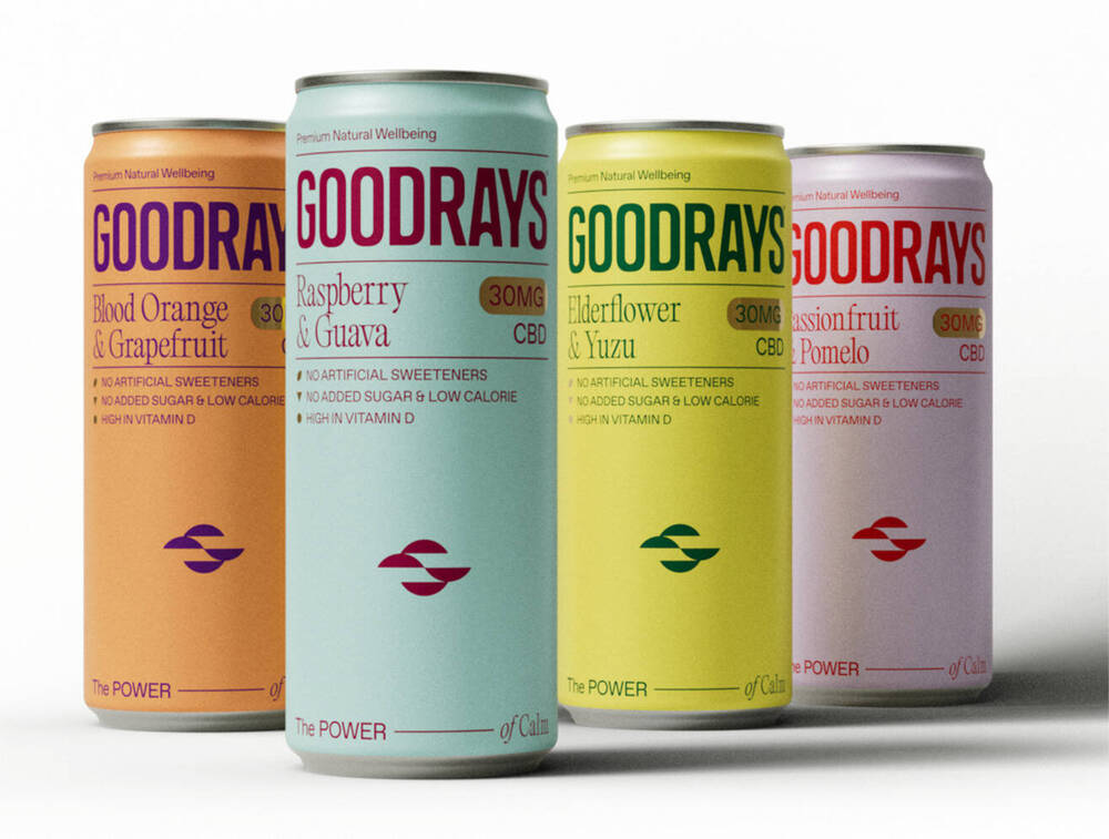 Goodrays aims to revolutionise refreshment with bold look inspired by alcohol and tech