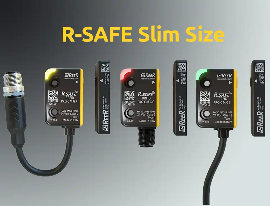 New Slim Models for ReeR Safety’s R-SAFE Safety Sensors New Slim Models for ReeR Safety’s R-SAFE Safety Sensors