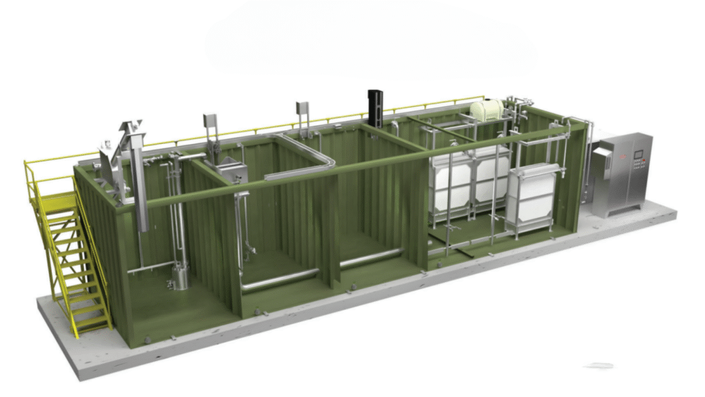 Wastewater: membrane bioreactor system