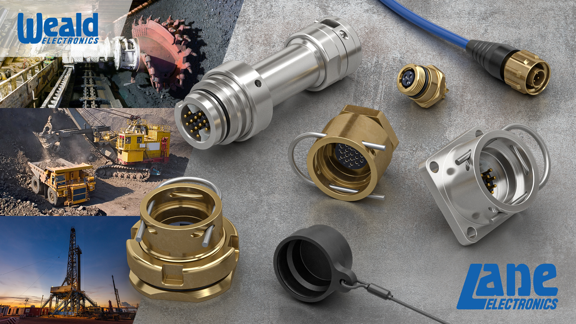 Weald Electronics announces the LMG Heavy Duty range of circular connectors