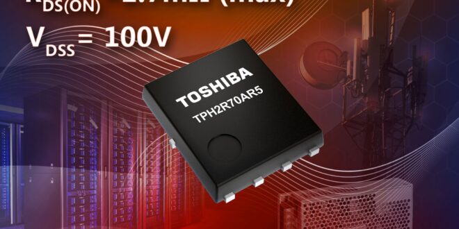 100V N-channel power MOSFET offering 2.7mΩ in 5.15mm x 6.1mm package based on U-MOS11-H process