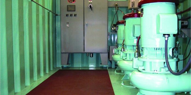 Above-ground pump station