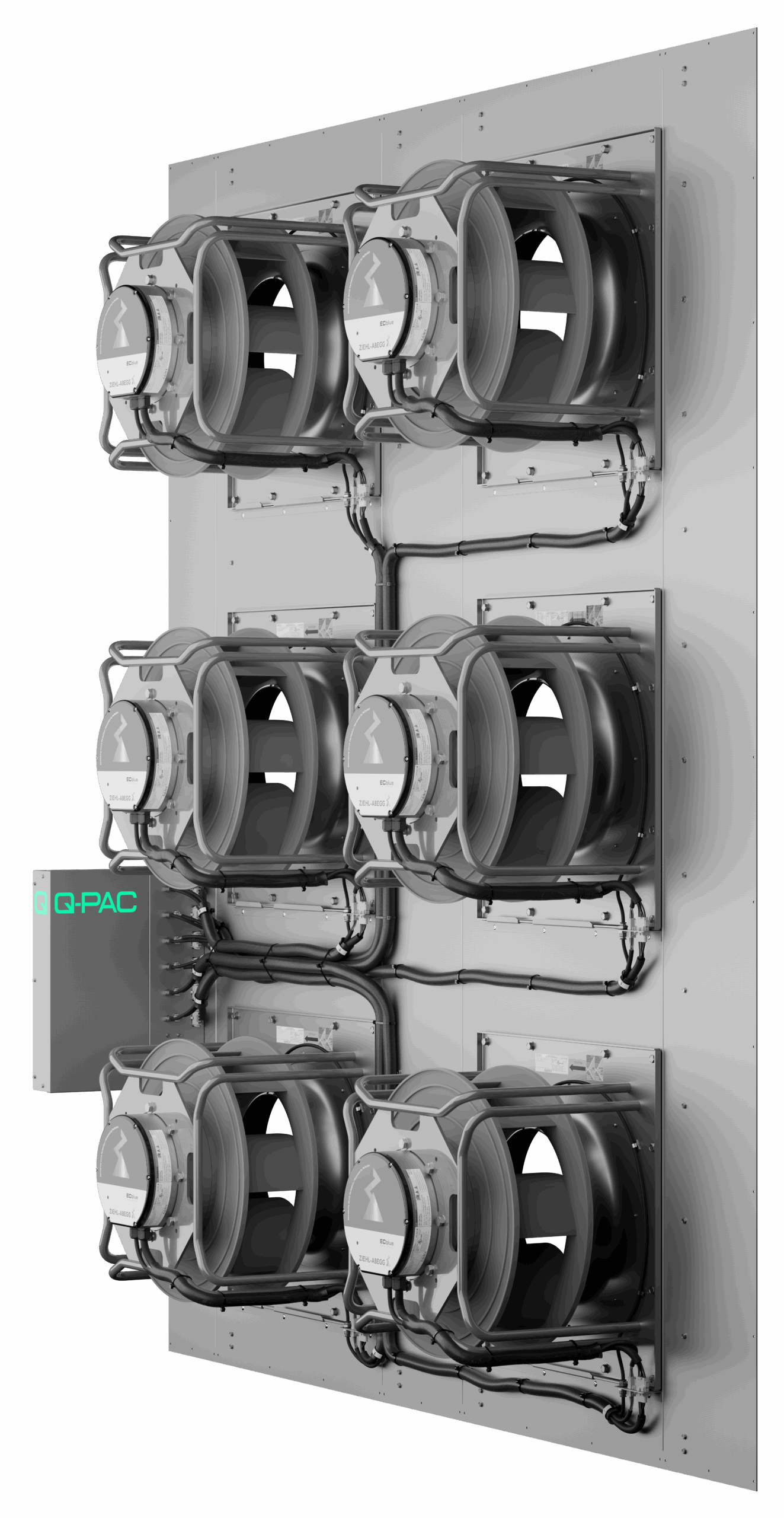 Integrated fan offers faster installation, built-in redundancy, and 48-hour quick build 