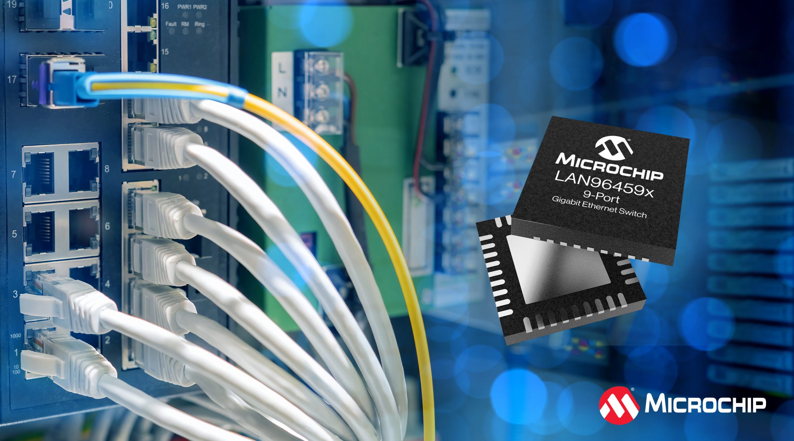 Microchip Introduces Flexible New Family of Gigabit Ethernet Switches with TSN/AVB and Redundancy For Industrial Applications