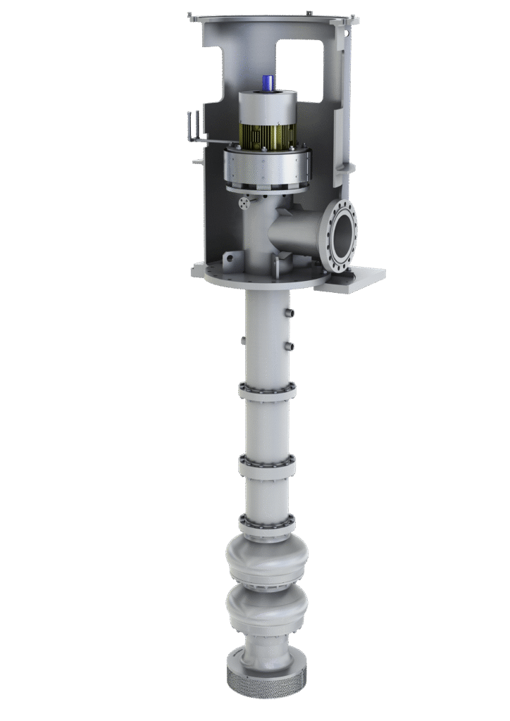 Molten salt pumps improve efficiency of long duration energy storage facility