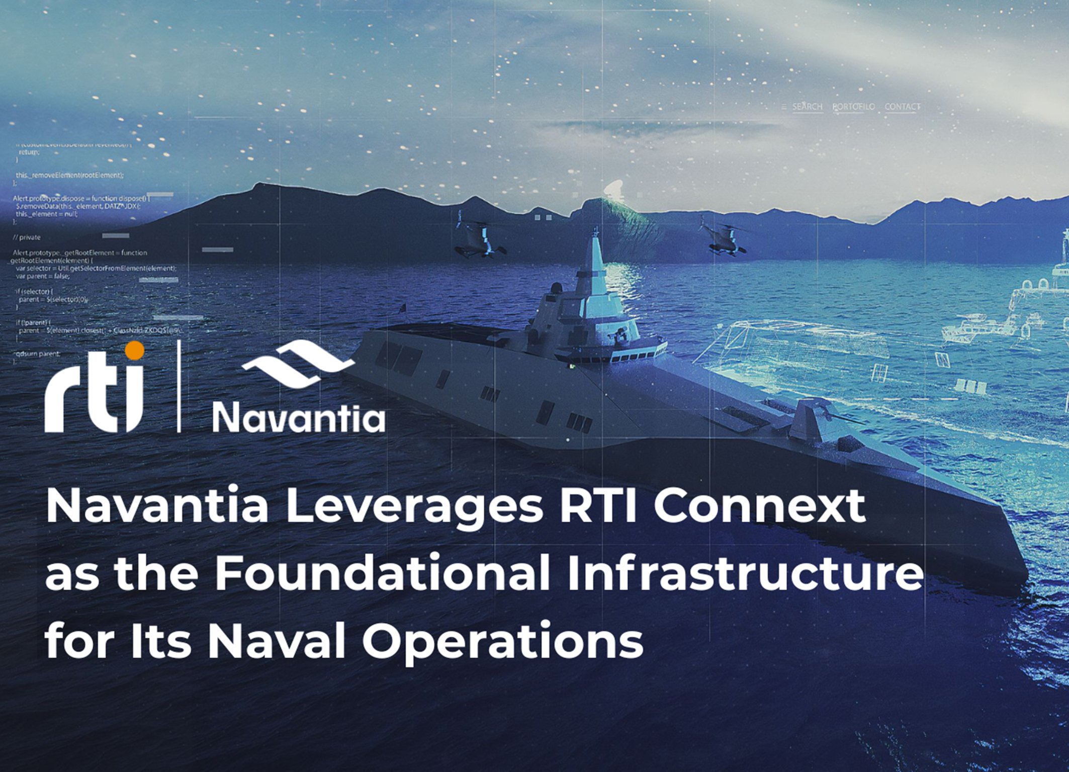 Navantia Leverages RTI Connext as the Foundational Infrastructure for Its Naval Operations