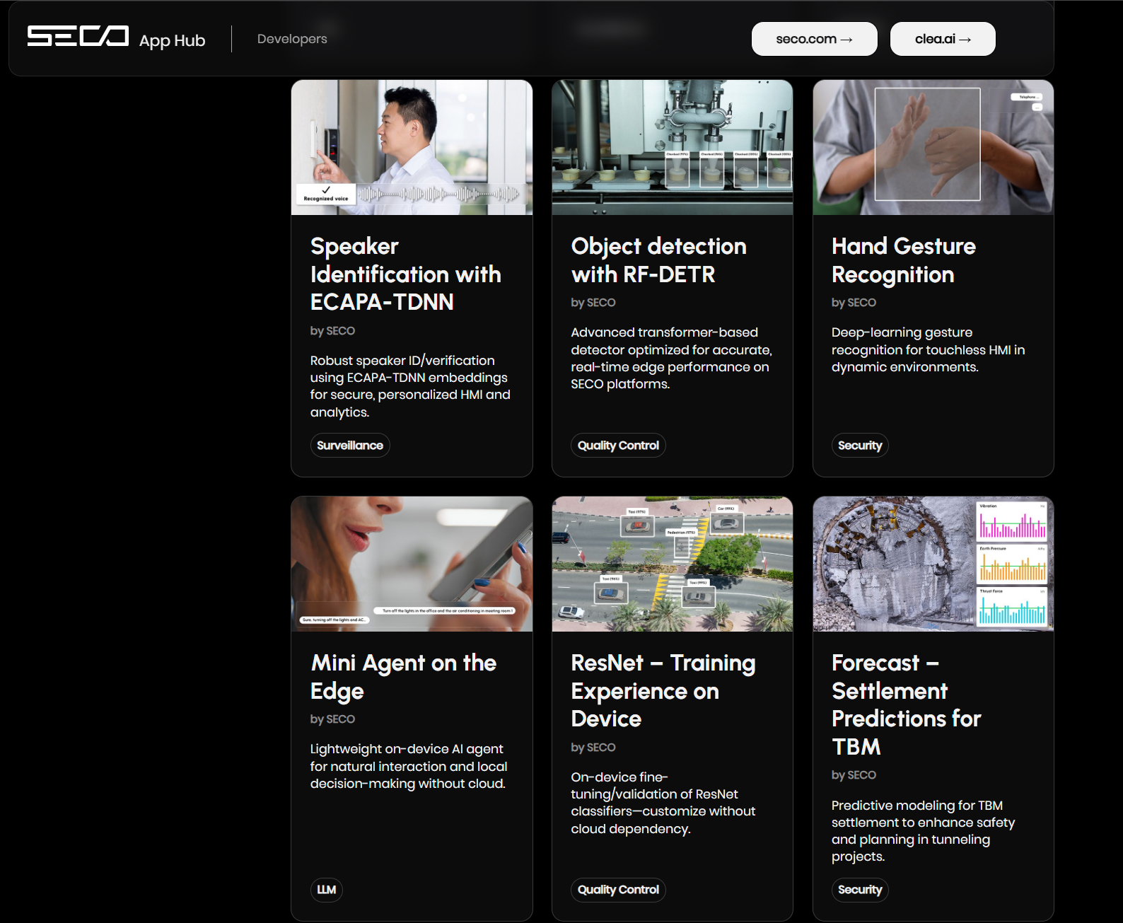 SECO expands Application Hub with new AI tools