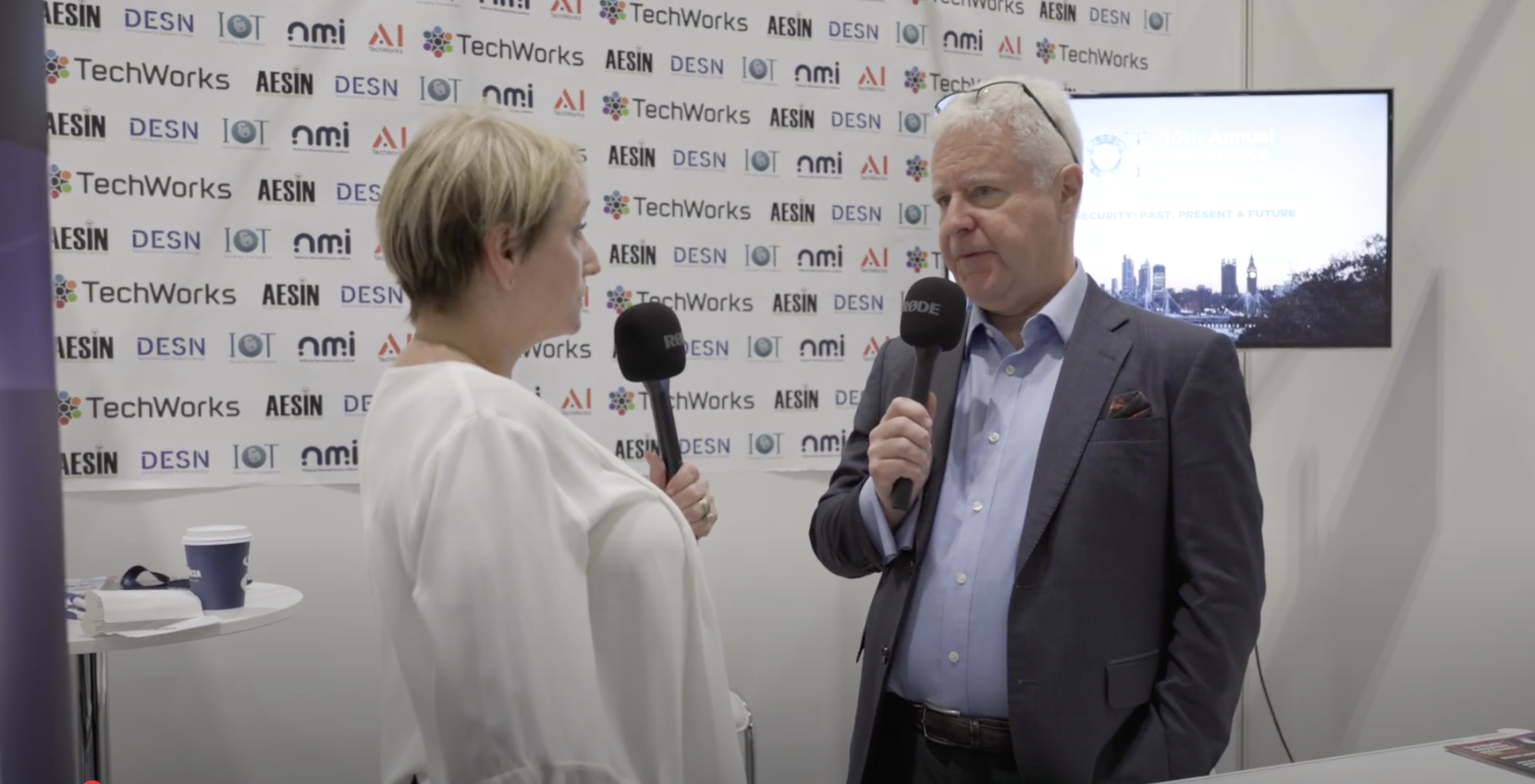 Charles Sturman, CEO, Techworks, at Microelectronics UK