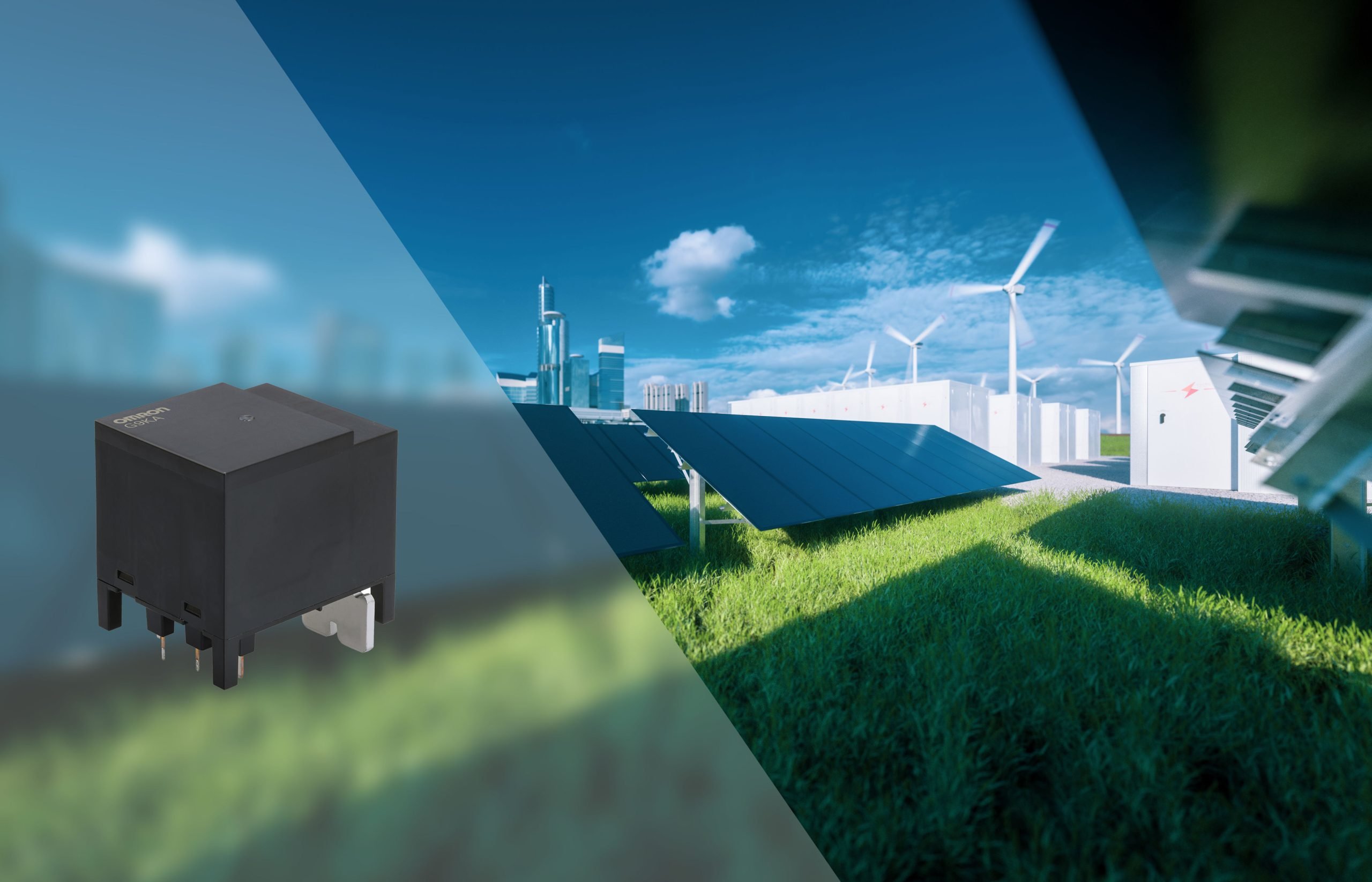 OMRON reveals 300A/1000V power relay with auxiliary contact for diagnostics