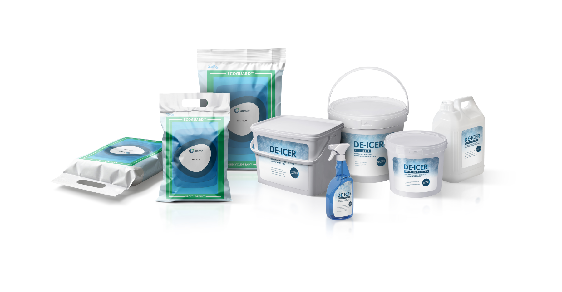 Amcor combines flexible and rigid options for de-icing packaging versatility