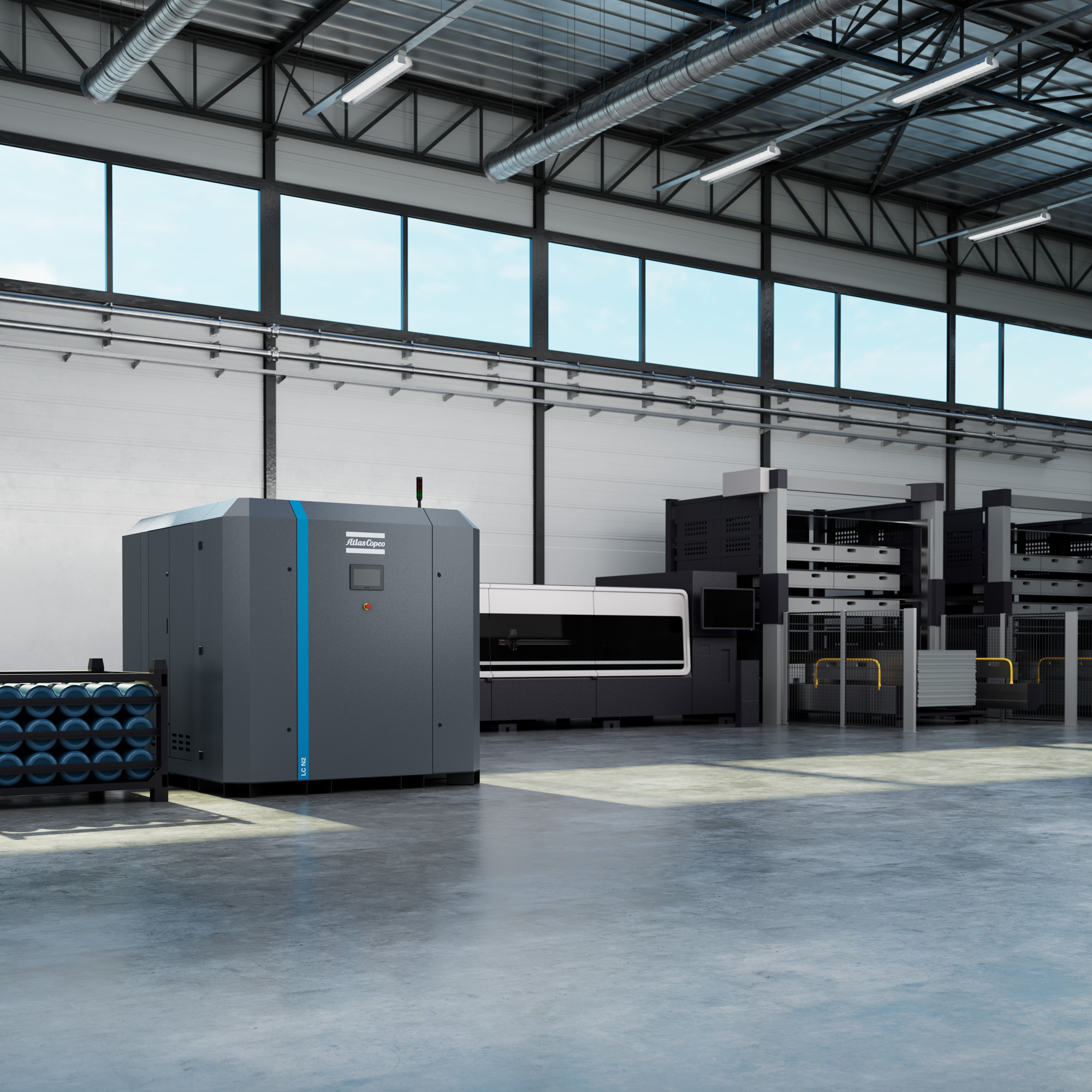 Atlas Copco targets laser cutting nitrogen costs
