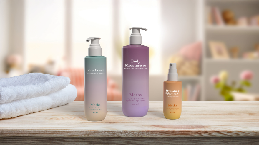 Standard bottle offers customisation for added shelf appeal