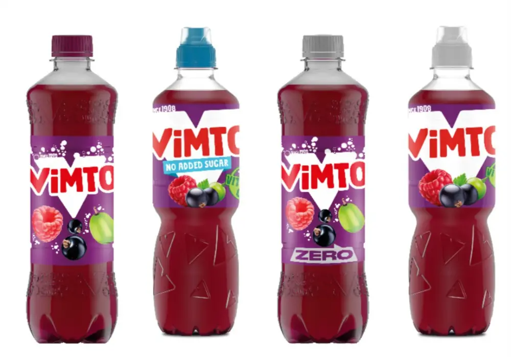 Vimto unveils redesigned bottles for wider appeal