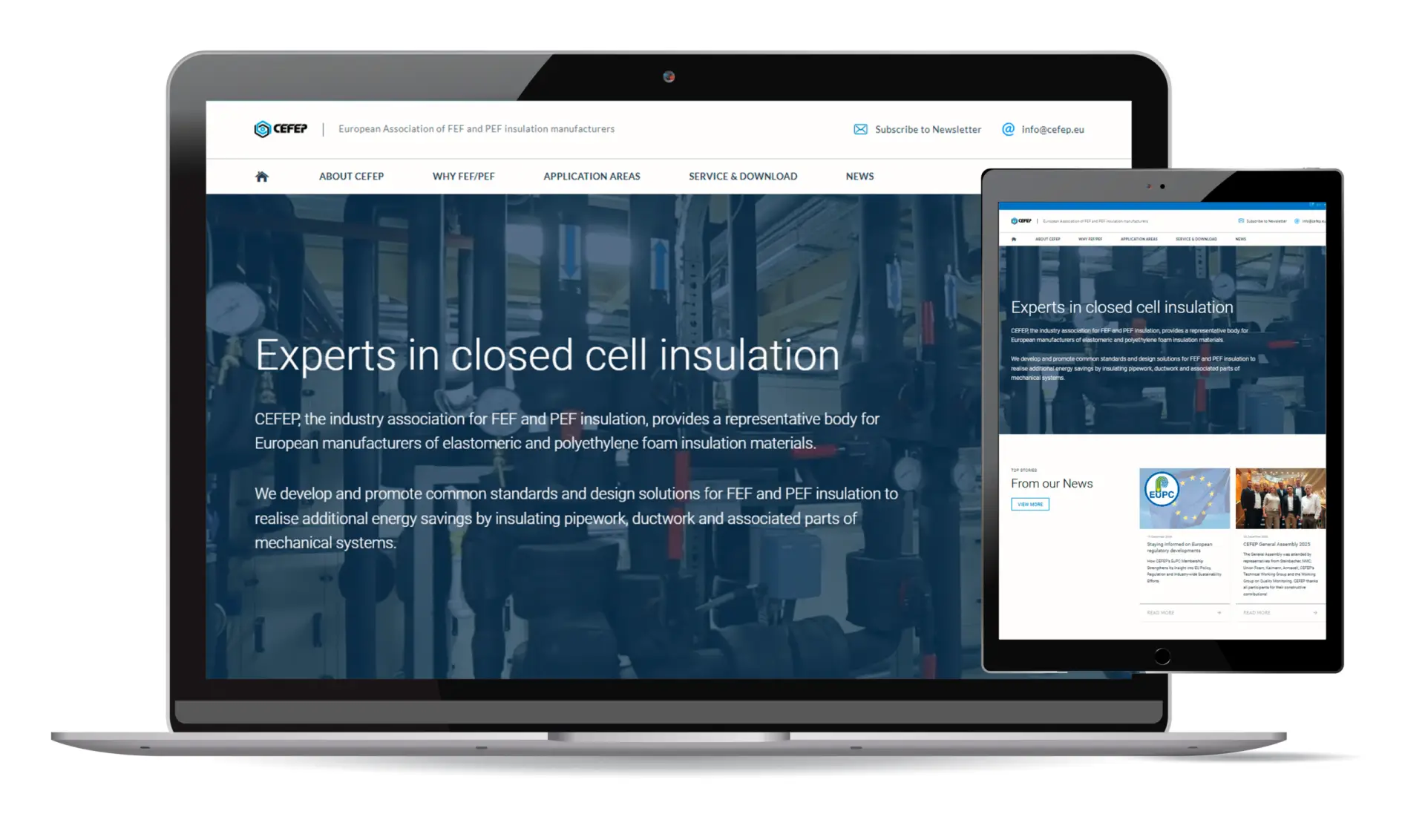 CEFEP refreshes digital hub for insulation