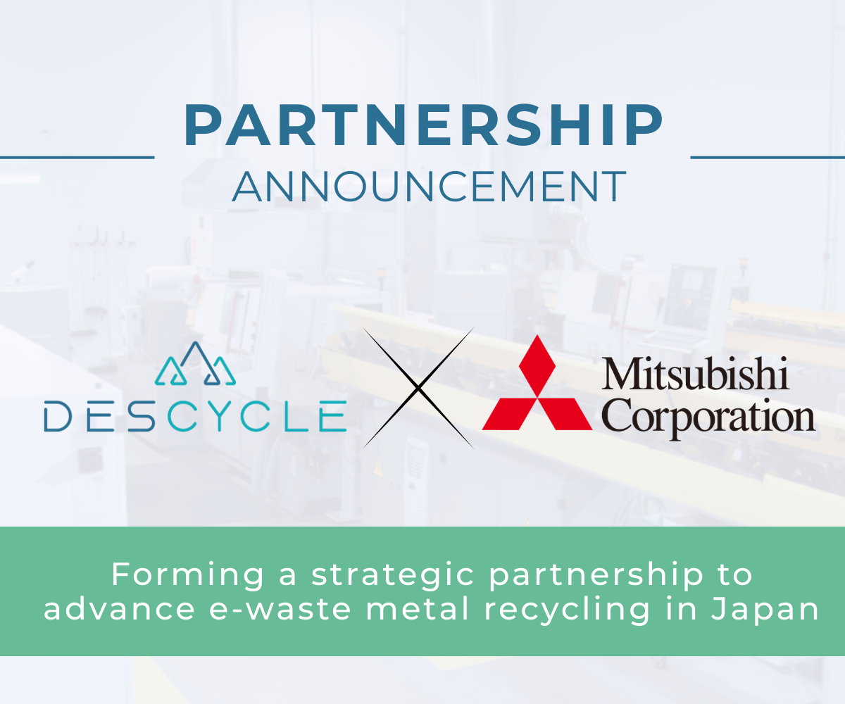 DEScycle and Mitsubishi target Japan e-waste recovery