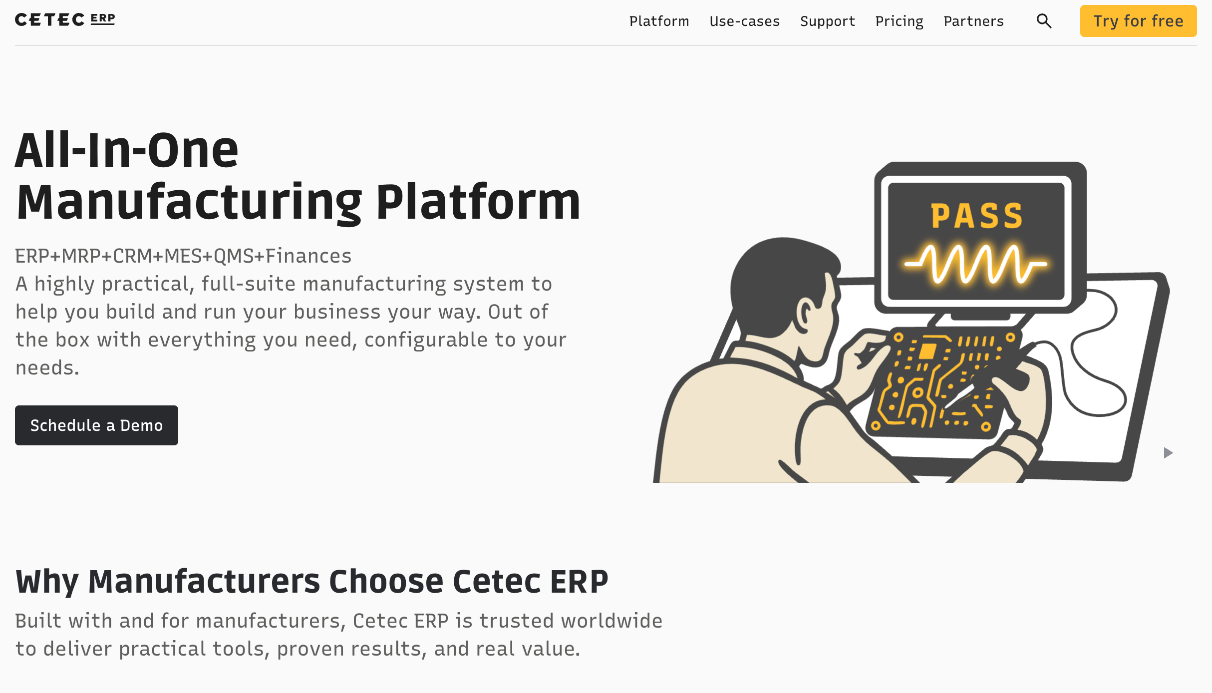 Cetec ERP redesigns site for manufacturers Cetec ERP redesigns site for manufacturers