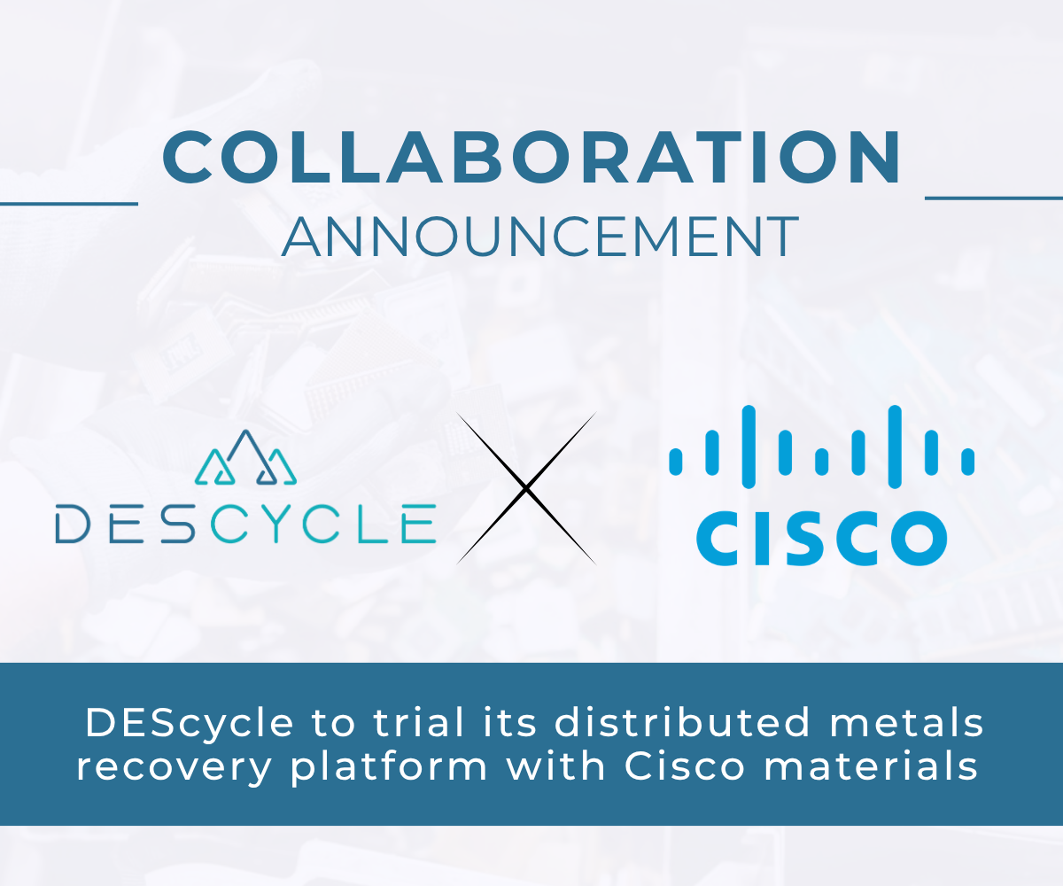 Cisco trial moves DEScycle toward industrial scale Cisco trial moves DEScycle toward industrial scale