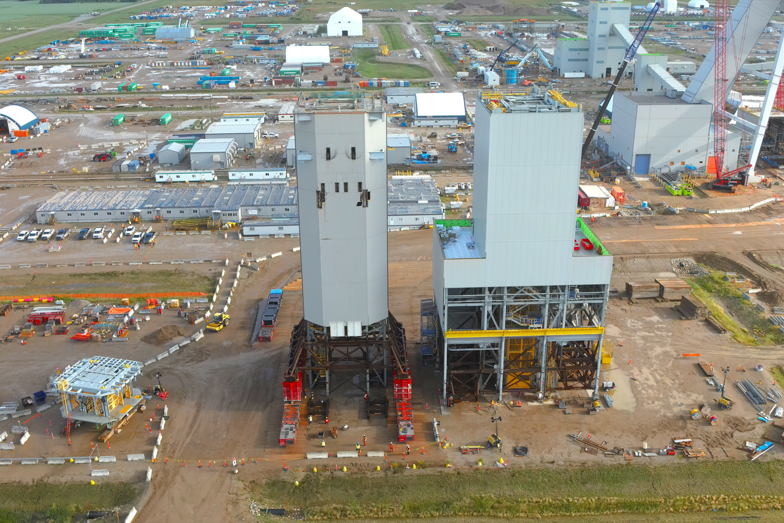 Jansen headframe swap cuts installation time Jansen headframe swap cuts installation time