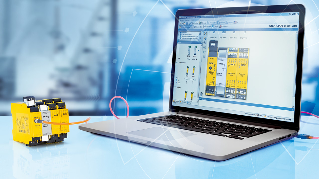SICK safety controller links steel facility