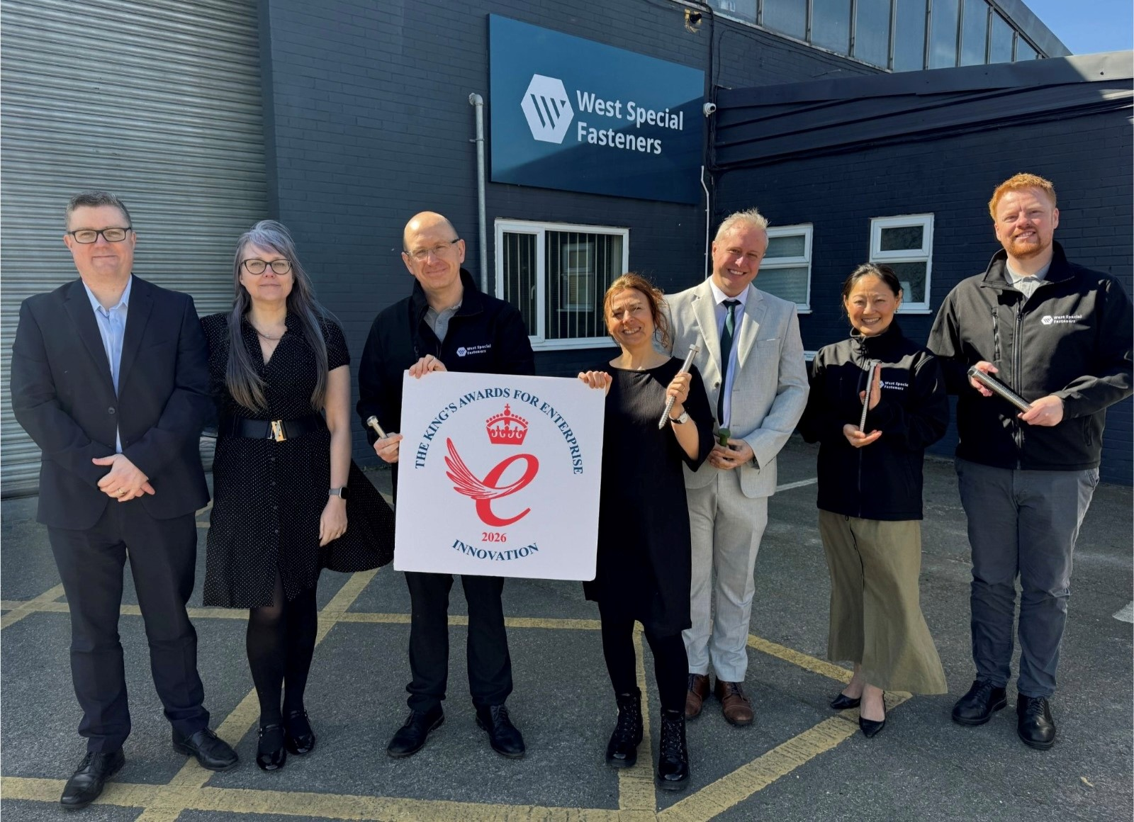 West Special Fasteners wins King’s innovation award