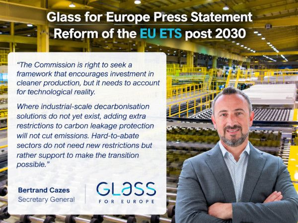 Glass sector seeks pragmatic EU carbon reform Glass sector seeks pragmatic EU carbon reform