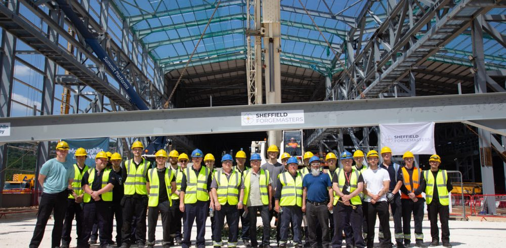 Sheffield Forgemasters tops out machine shop