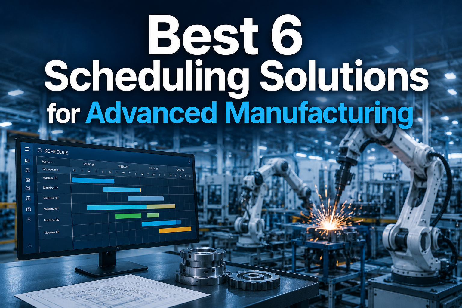 Six leading scheduling solutions for advanced manufacturing