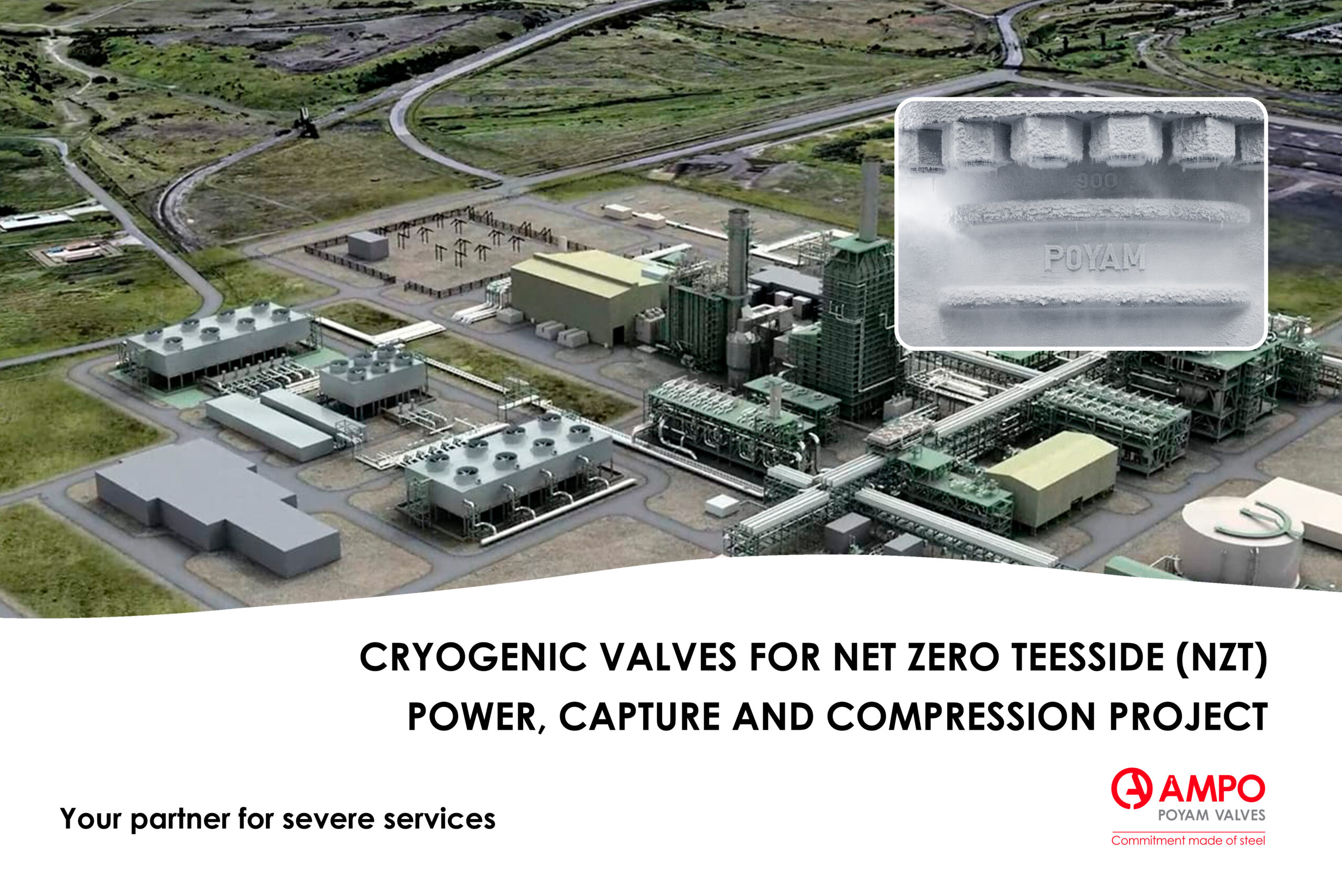 AMPO supplies cryogenic valves for Net Zero Teesside AMPO supplies cryogenic valves for Net Zero Teesside