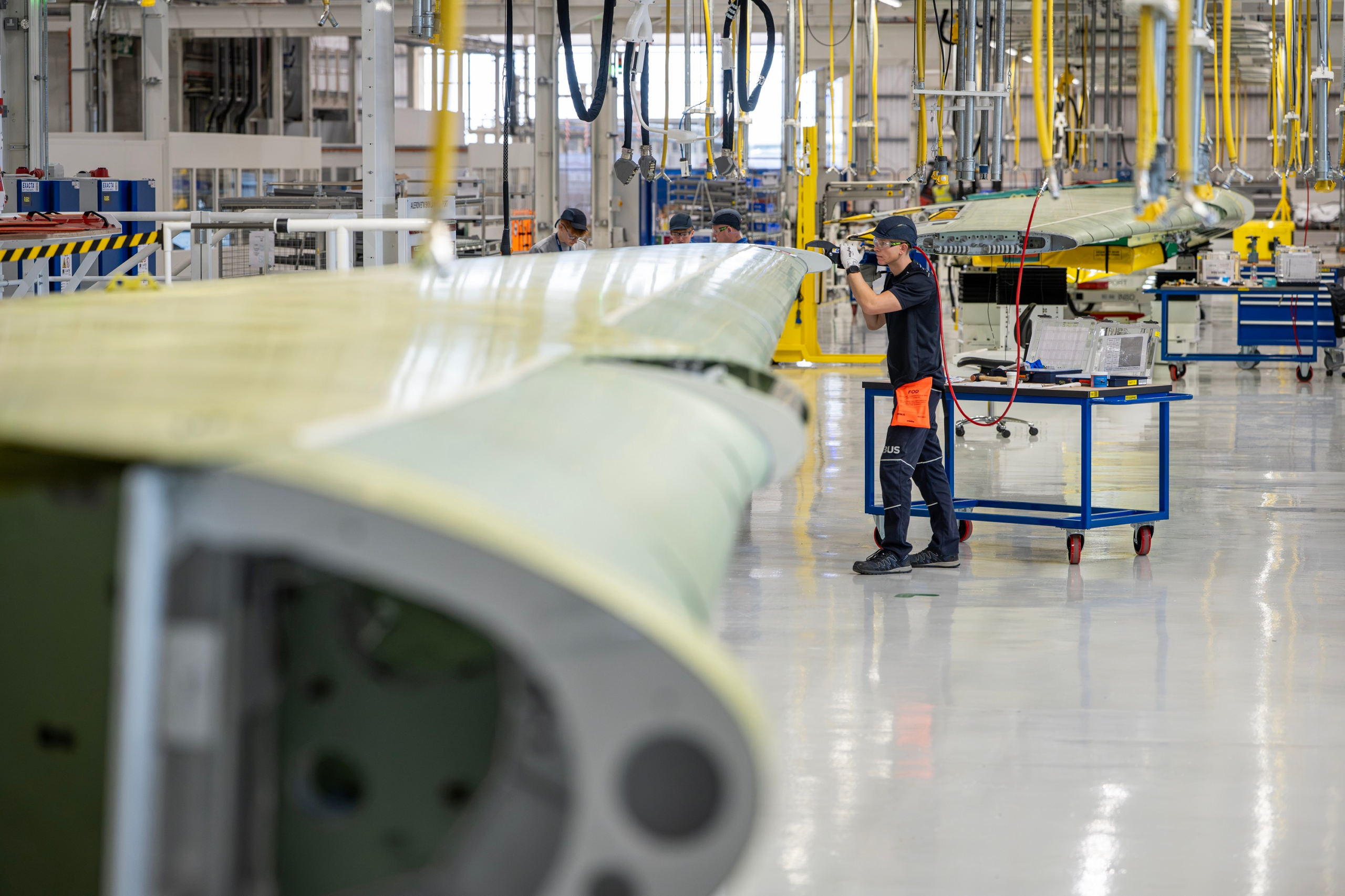 Airbus converts Broughton hall for A321 wing production Airbus converts Broughton hall for A321 wing production