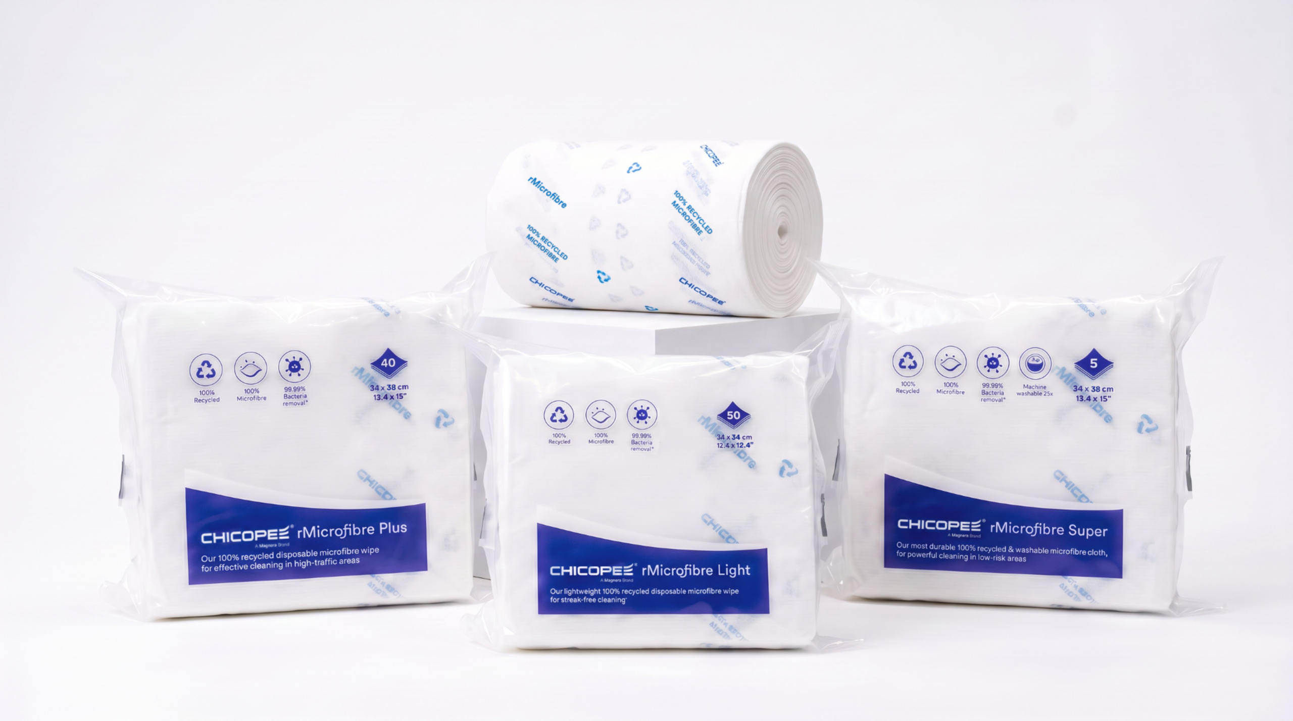 Chicopee expands 100% recycled microfibre wipe range Chicopee expands 100% recycled microfibre wipe range