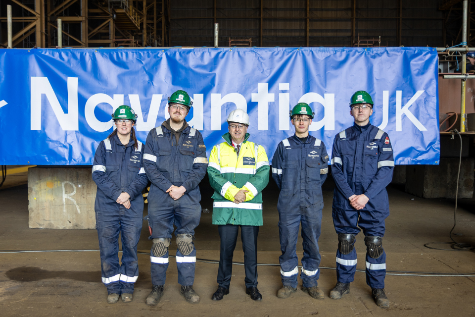 Navantia raises UK apprentice target to 750